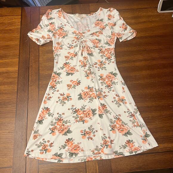NWT No Comment LA Floral Cocktail Dress Medium Spring Feminine - Picture 10 of 15